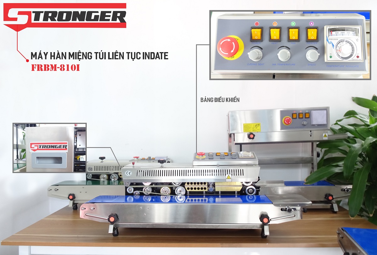 Máy hàn miệng túi liên tục FRBM-810I Máy hàn miệng túi liên tục FRBM-810I