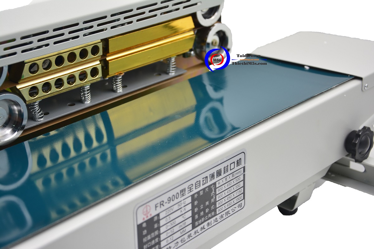 máy ép miệng túi liên tục FR-900 máy ép miệng túi liên tục FR-900