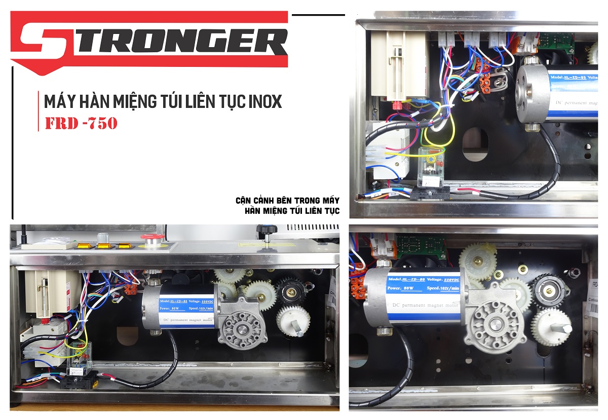 Bộ truyền động máy hàn miệng túi liên tục loại thường FRD-750IN Bộ truyền động máy hàn miệng túi liên tục loại thường FRD-750IN