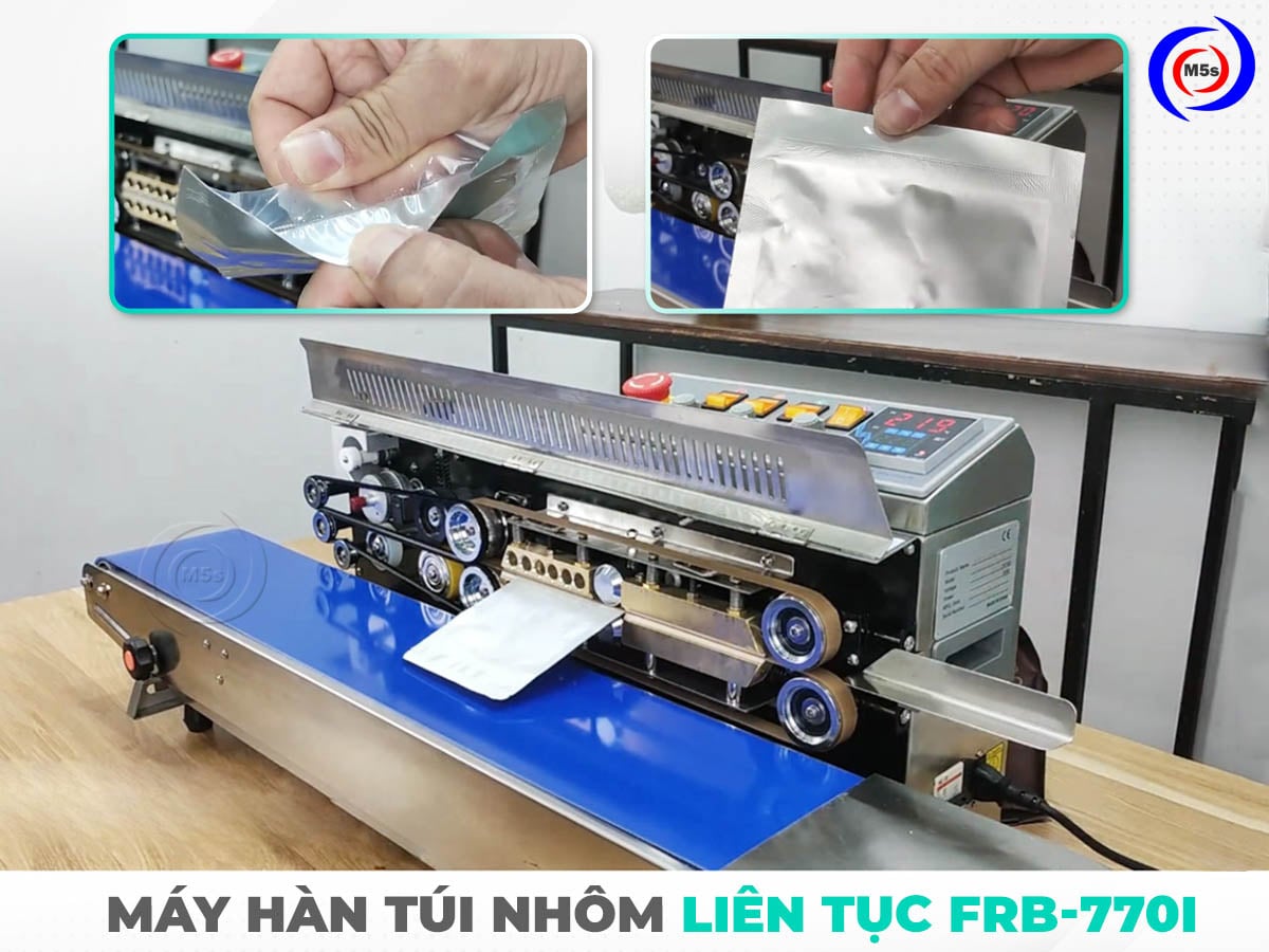 Máy hàn túi nhôm dạng nằm FRB-770I Máy hàn túi nhôm dạng nằm FRB-770I