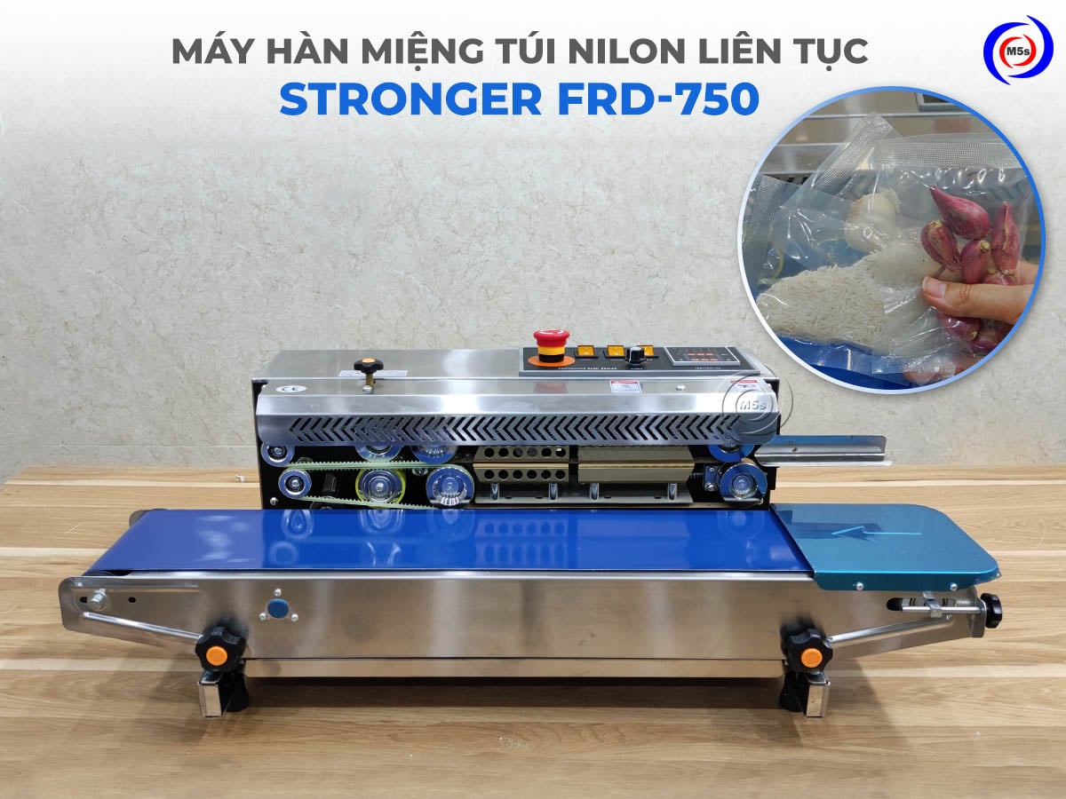 Máy hàn miệng túi nilon liên tục FRD-750 Máy hàn miệng túi nilon liên tục FRD-750