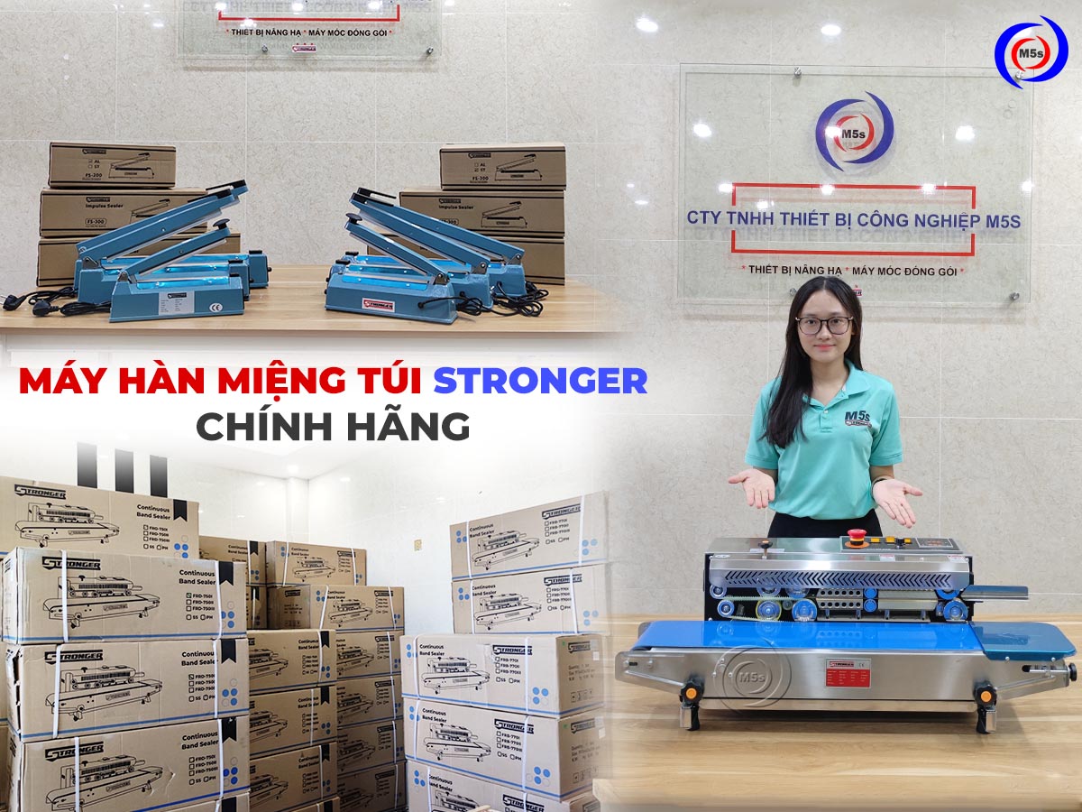 Máy hàn miệng túi Stronger chính hãng Máy hàn miệng túi Stronger chính hãng