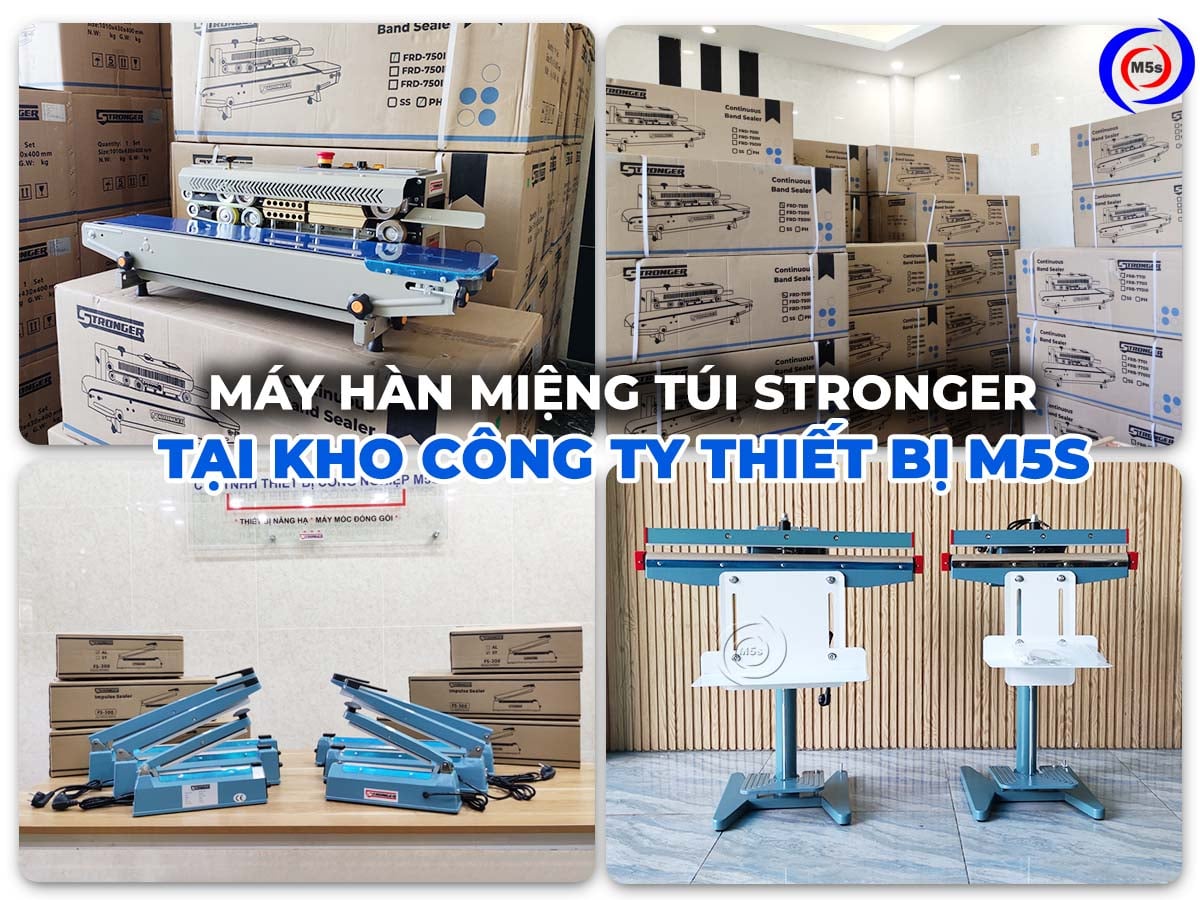 máy hàn miệng túi Stronger tại kho công ty Thiết bị M5s máy hàn miệng túi Stronger tại kho công ty Thiết bị M5s