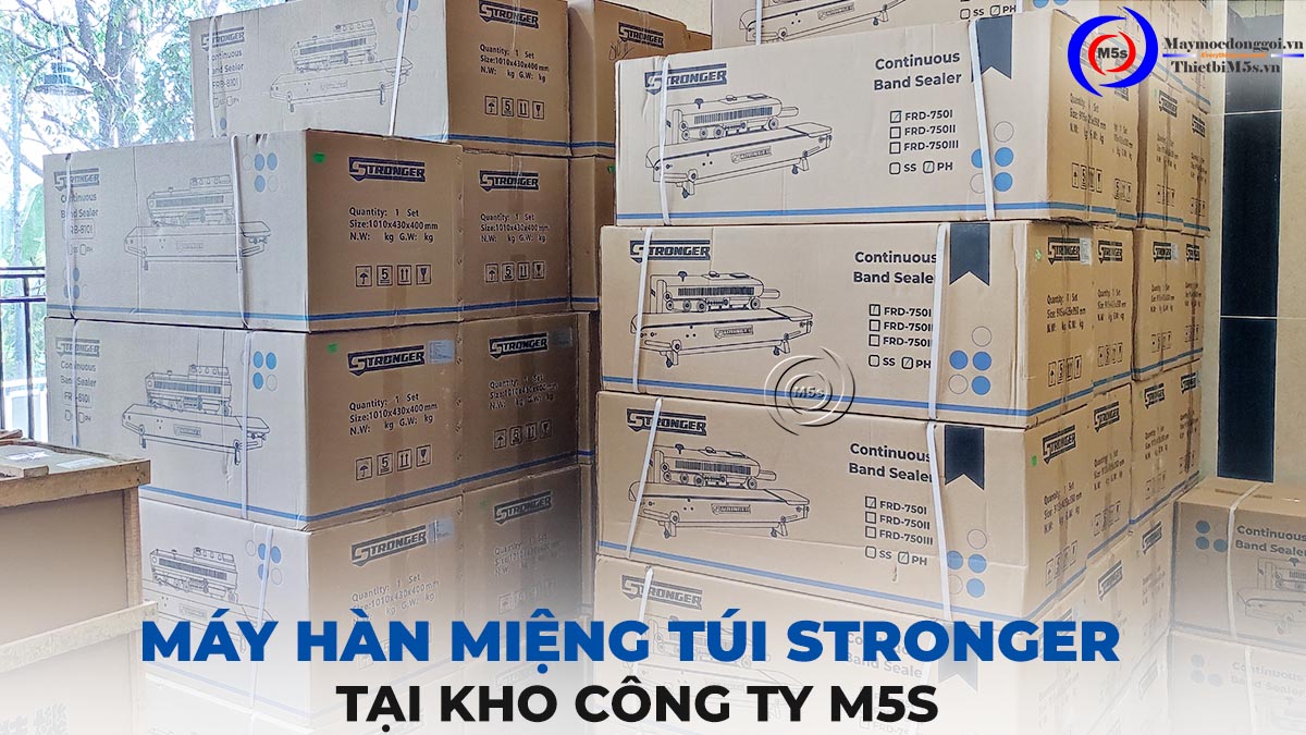 Máy ép miệng túi Stronger Máy ép miệng túi Stronger