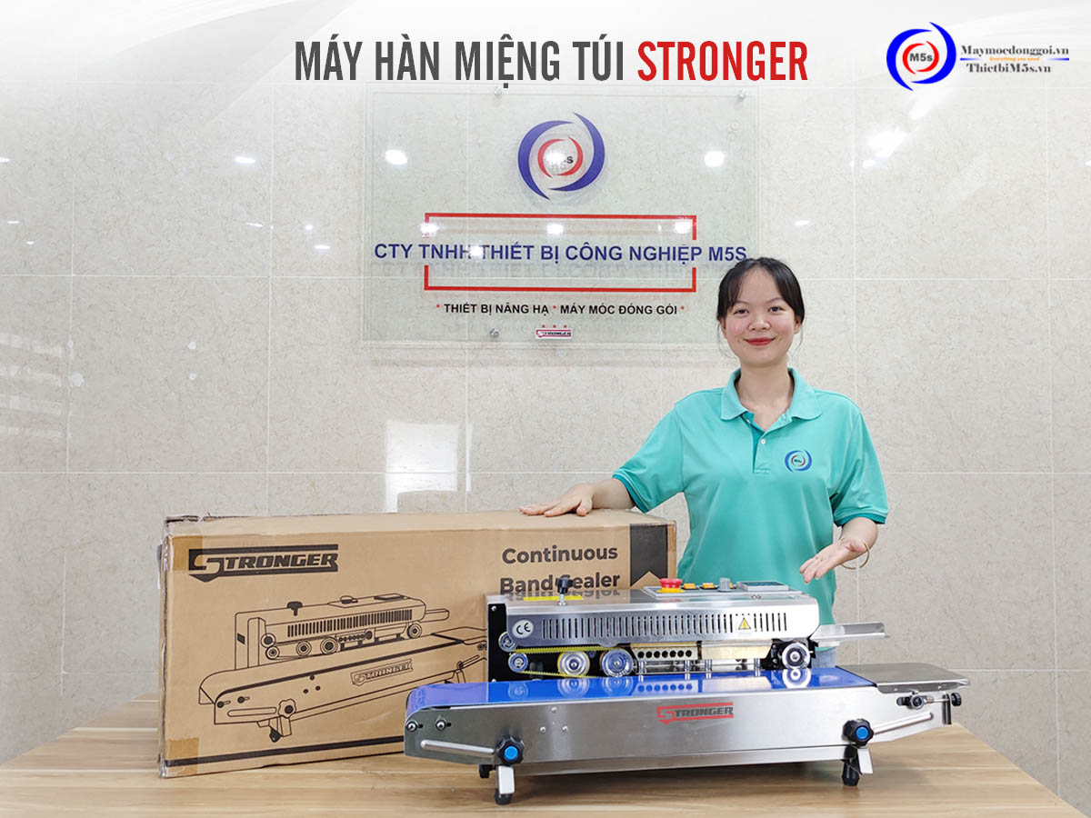 Máy hàn miệng túi Stronger Máy hàn miệng túi Stronger