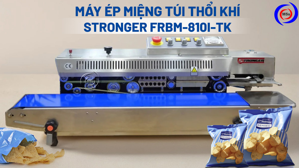 Máy ép miệng túi liên tục có thổi khí FRBM-810I-TK Máy ép miệng túi liên tục có thổi khí FRBM-810I-TK