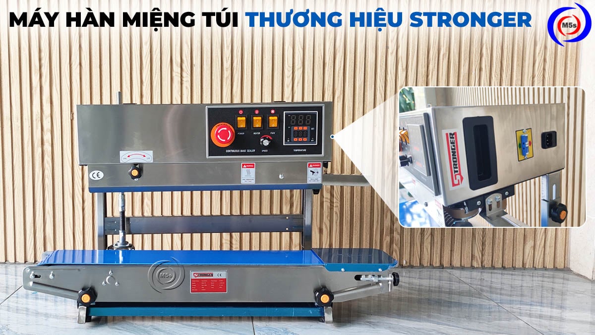 máy hàn miệng túi thương hiệu Stronger máy hàn miệng túi thương hiệu Stronger