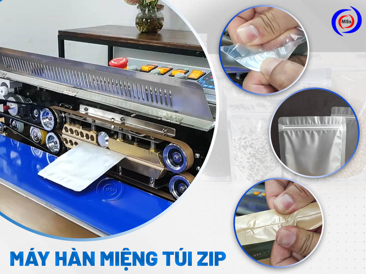 Máy hàn miệng túi zipper Máy hàn miệng túi zipper