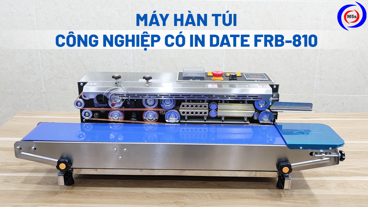 máy hàn túi công nghiệp có in date FRB-810 máy hàn túi công nghiệp có in date FRB-810