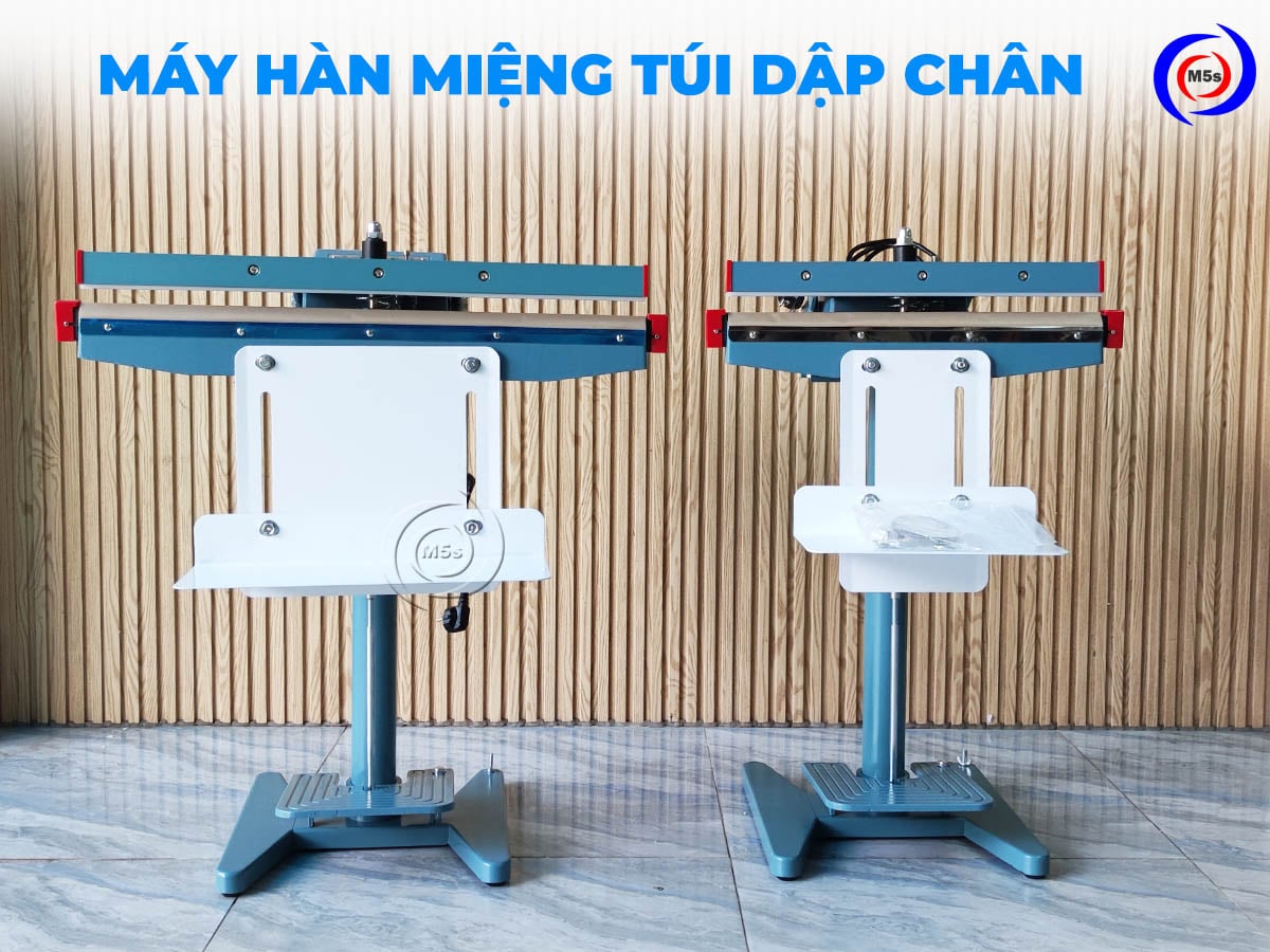 Máy hàn miệng túi dập chân Máy hàn miệng túi dập chân