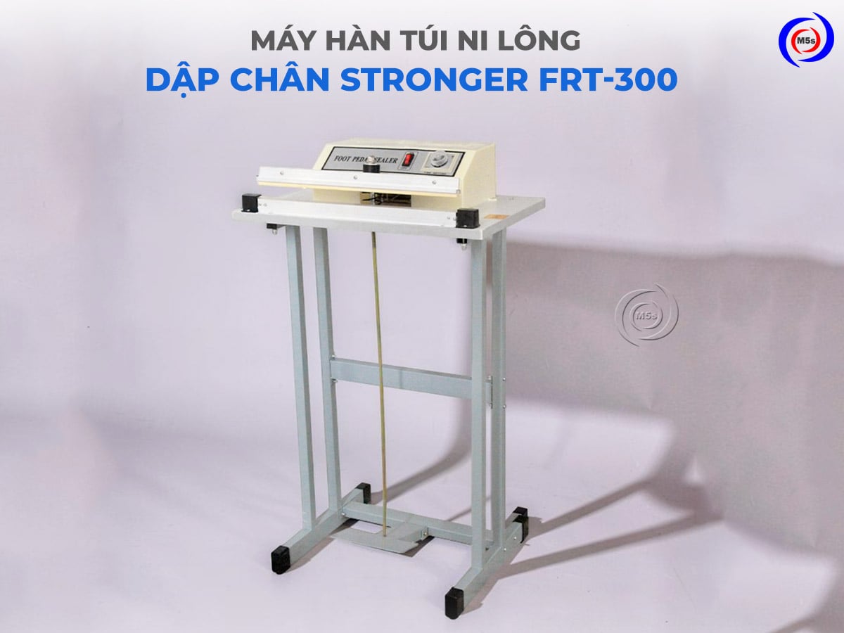 Máy hàn miệng túi nilon dập chân FRT-300 Máy hàn miệng túi nilon dập chân FRT-300