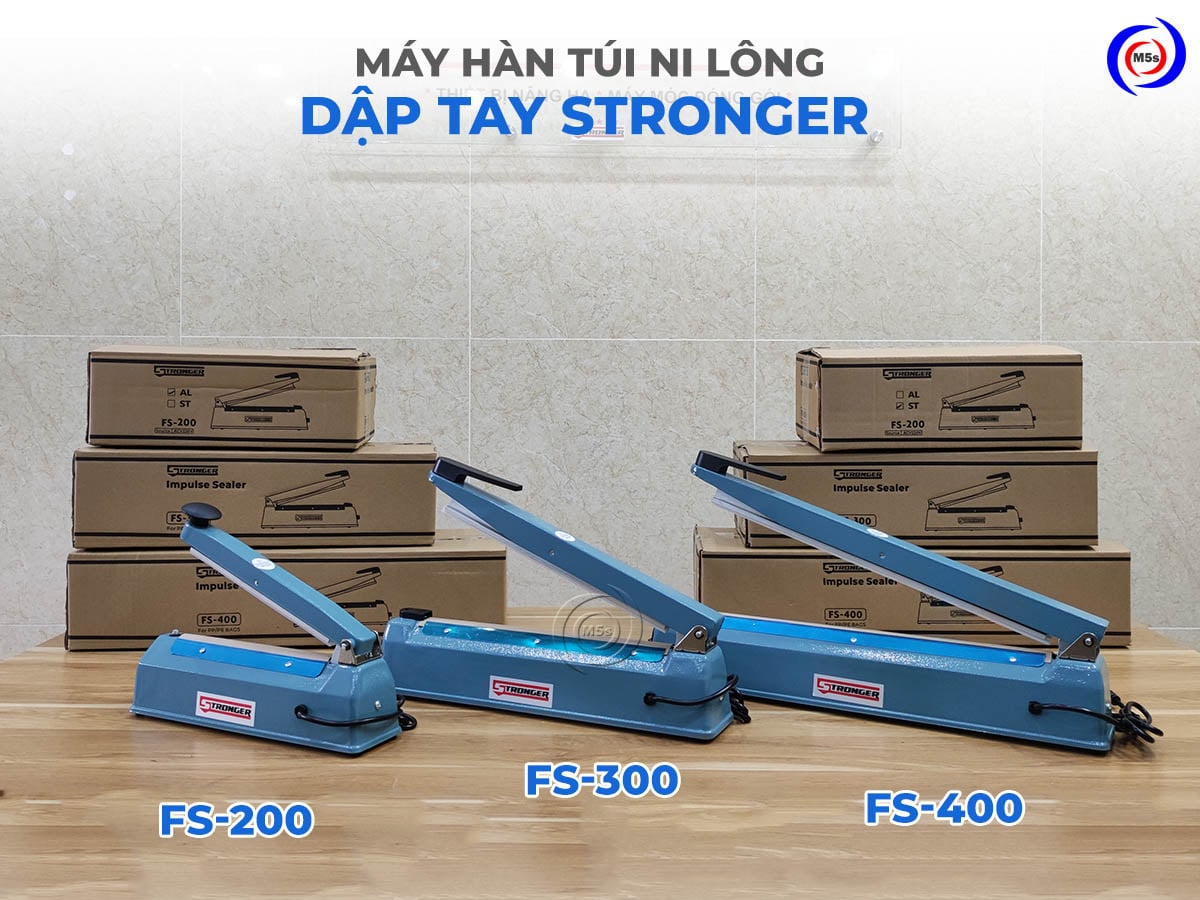 máy hàn túi nilon dập tay Stronger máy hàn túi nilon dập tay Stronger