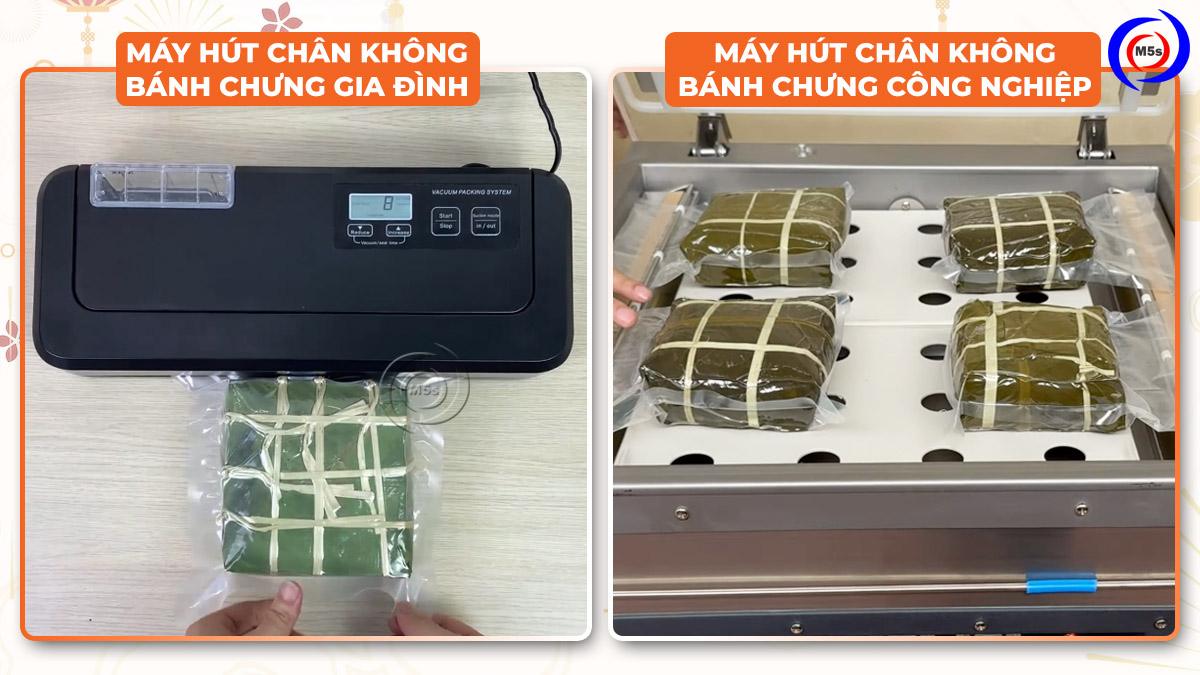 Máy hút chân không bánh chưng gia đình và công nghiệp Máy hút chân không bánh chưng gia đình và công nghiệp
