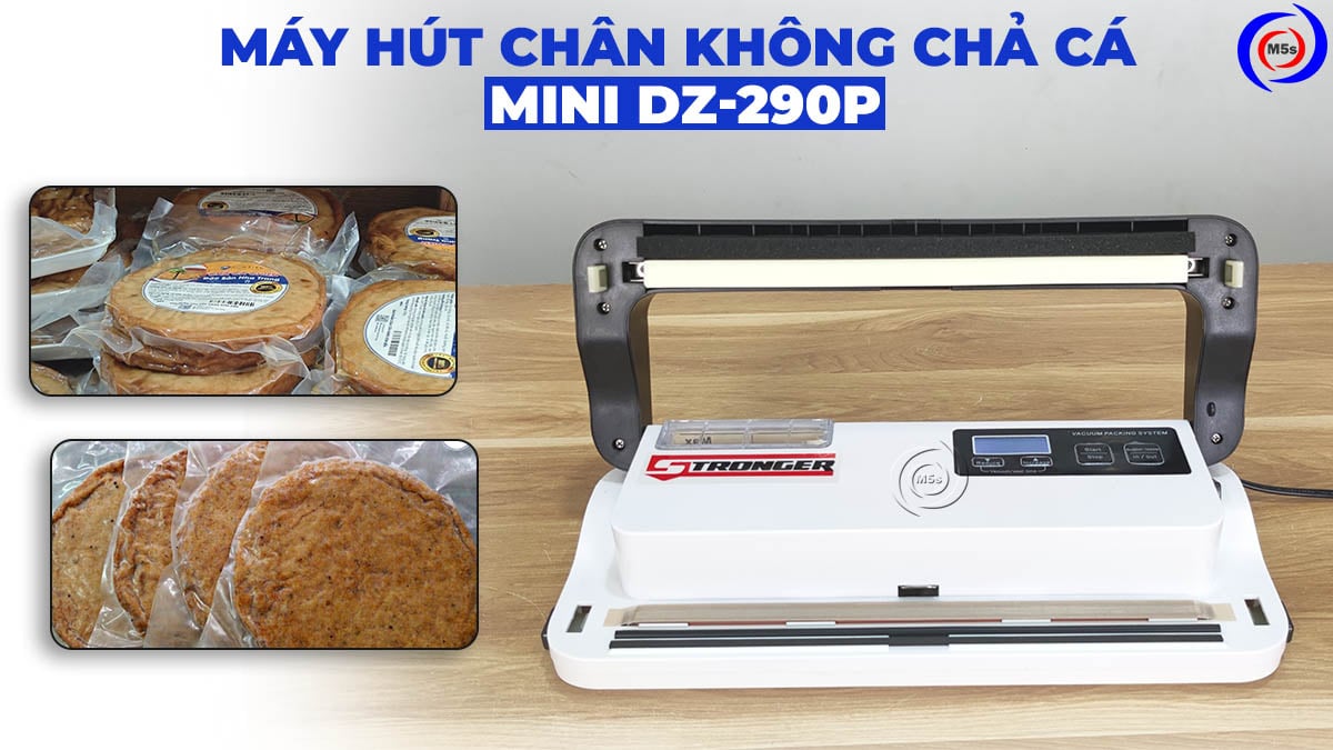 Máy hút chân không chả cá mini DZ-290P Máy hút chân không chả cá mini DZ-290P