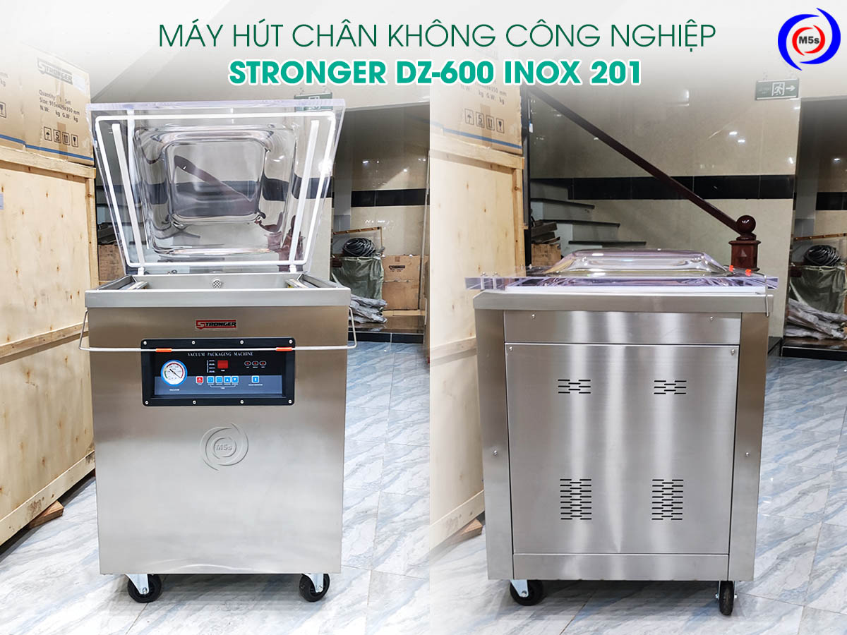 máy hút chân không công nghiệp DZ-600 inox 201 máy hút chân không công nghiệp DZ-600 inox 201