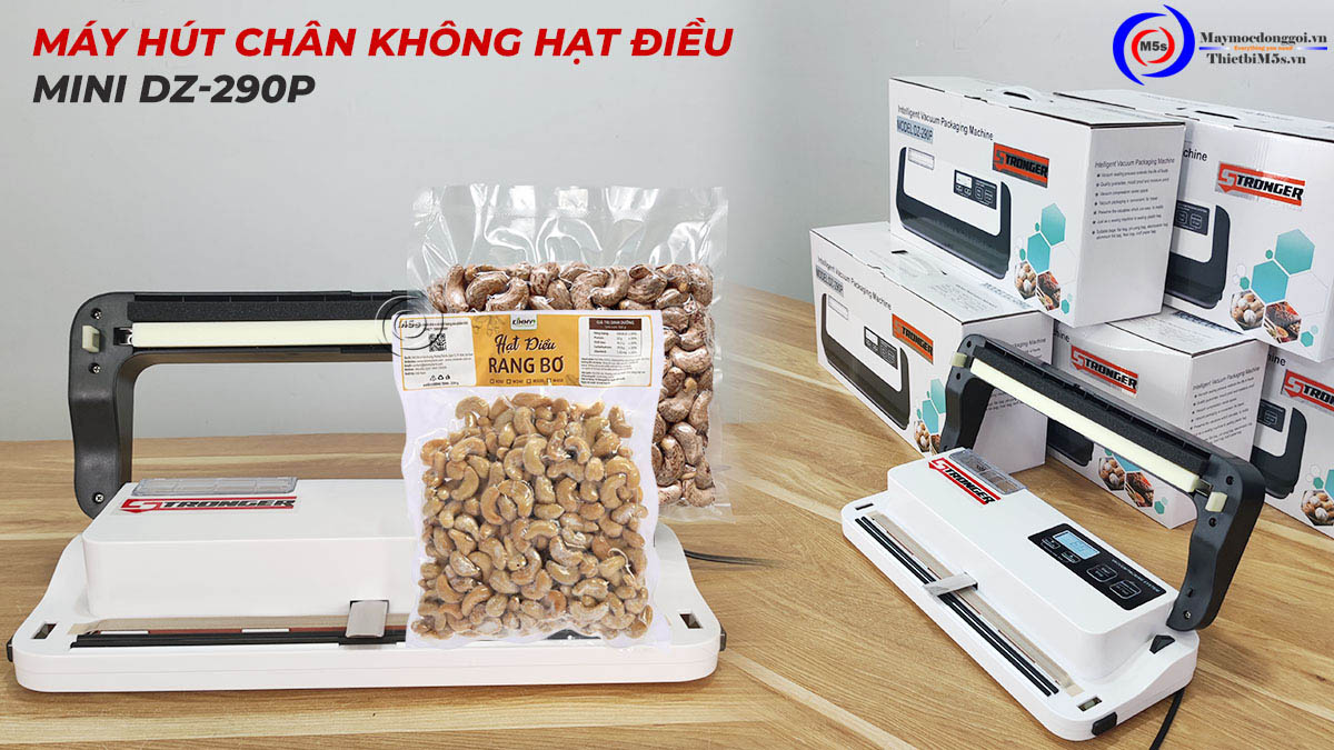 Máy hút chân không hạt điều mini DZ-290P Máy hút chân không hạt điều mini DZ-290P