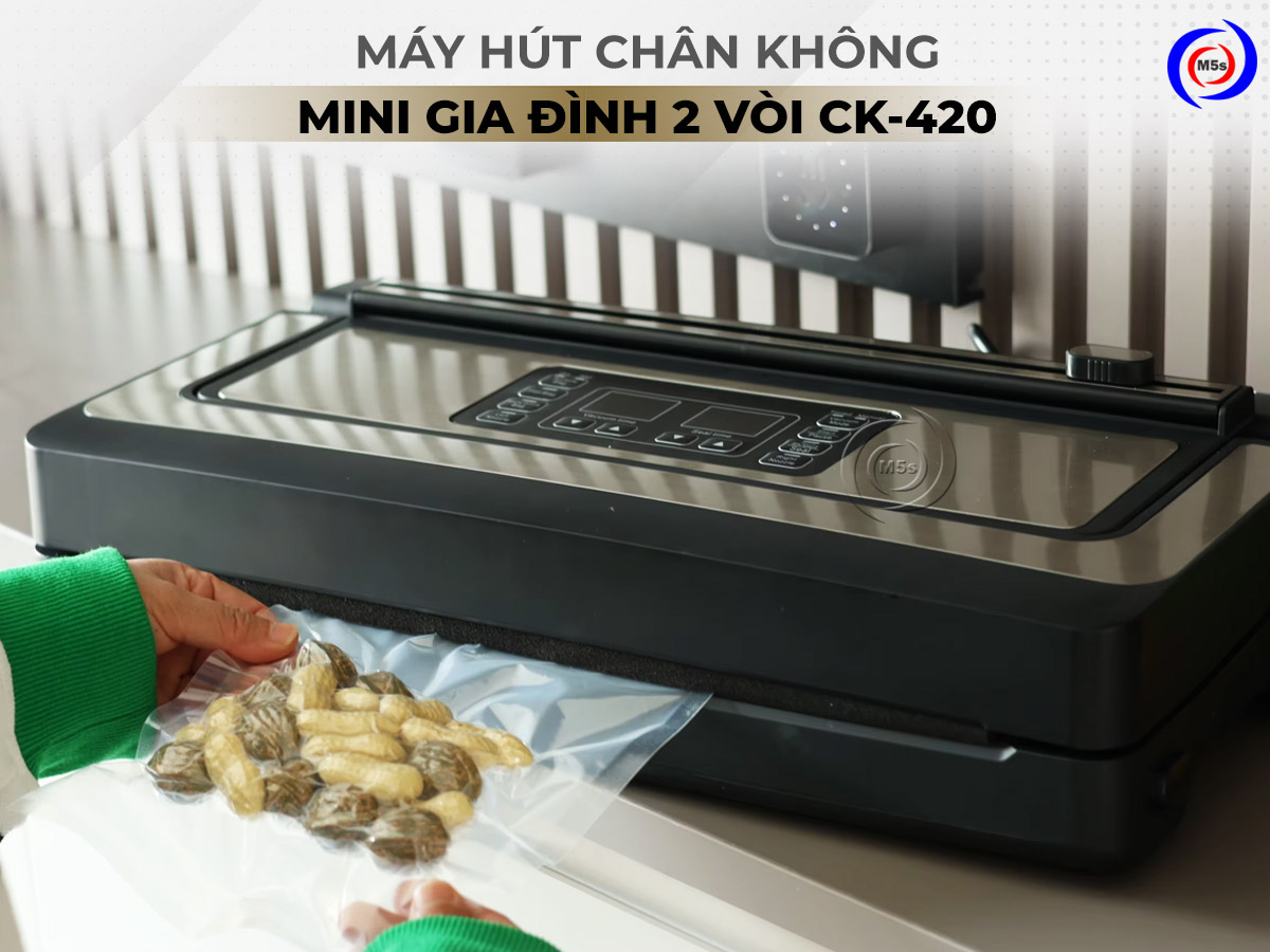 Máy hút chân không mini gia đình CK-420 Máy hút chân không mini gia đình CK-420