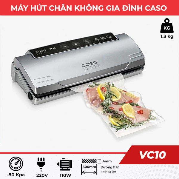 Máy hút chân không thực phẩm gia đình VC10 Máy hút chân không thực phẩm gia đình VC10