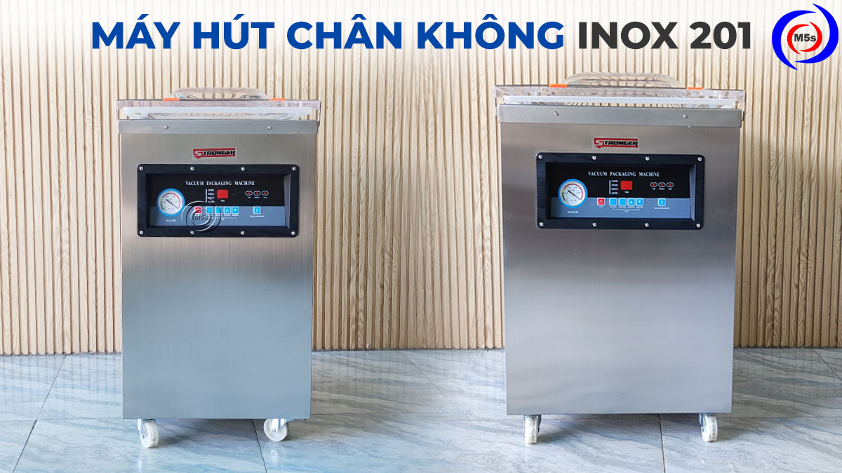 Máy hút chân không công nghiệp inox 201 Máy hút chân không công nghiệp inox 201