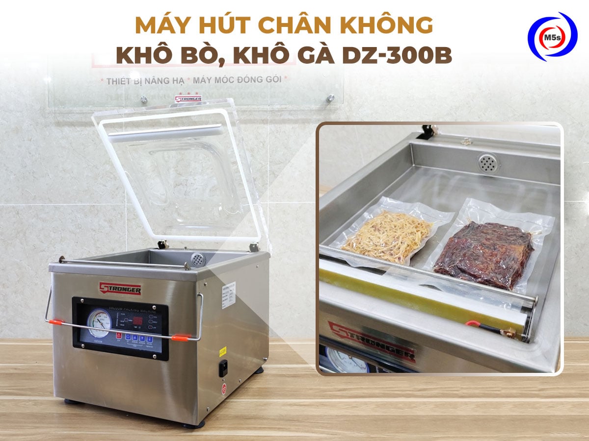 Máy hút chân không khô bò, khô gà DZ-300B Máy hút chân không khô bò, khô gà DZ-300B