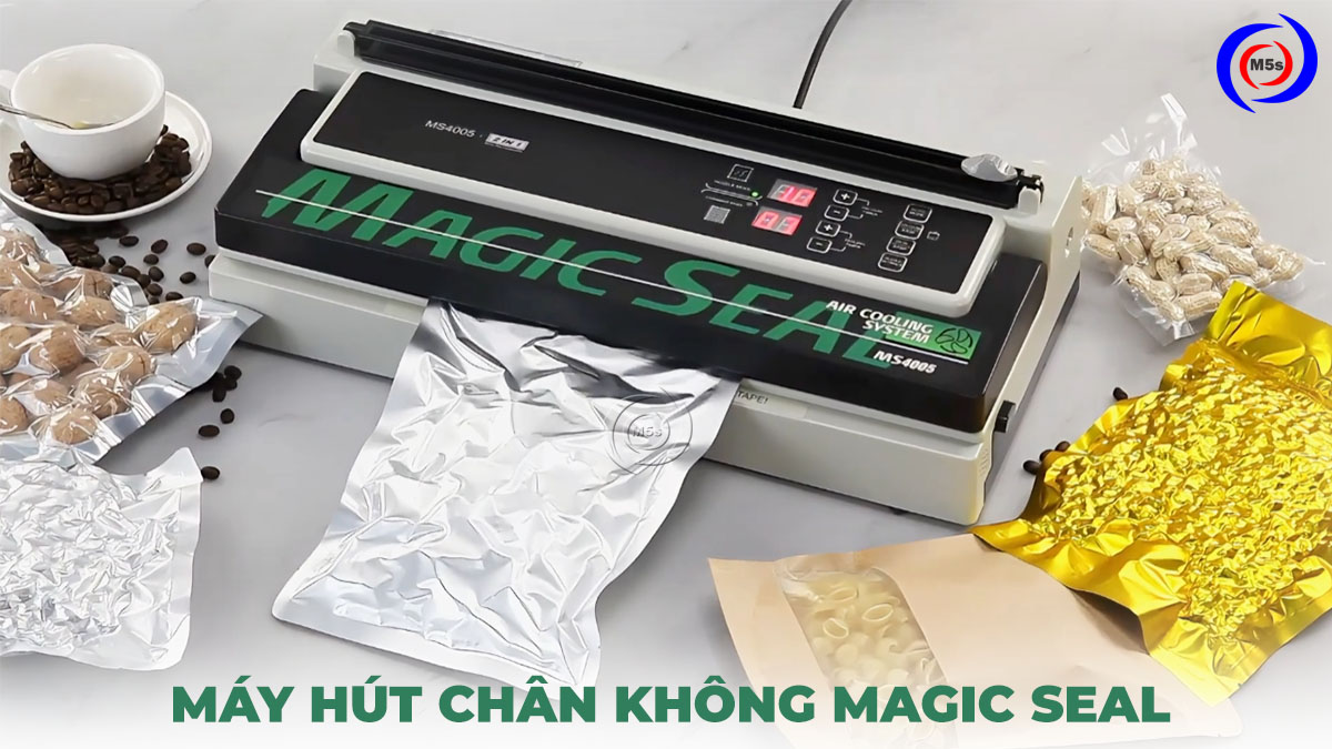 Máy hút túi chân không thương hiệu Magic Seal Máy hút túi chân không thương hiệu Magic Seal