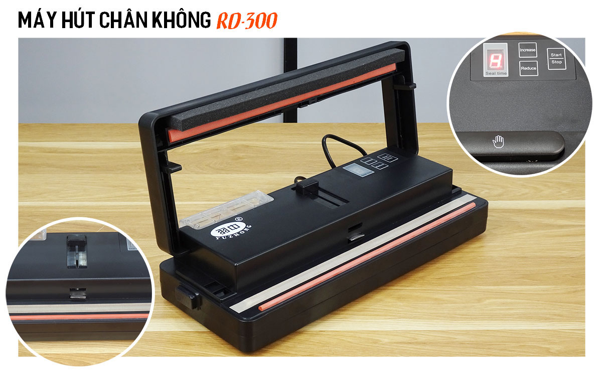 Máy hút chân không thực phẩm mini RD-300 Máy hút chân không thực phẩm mini RD-300