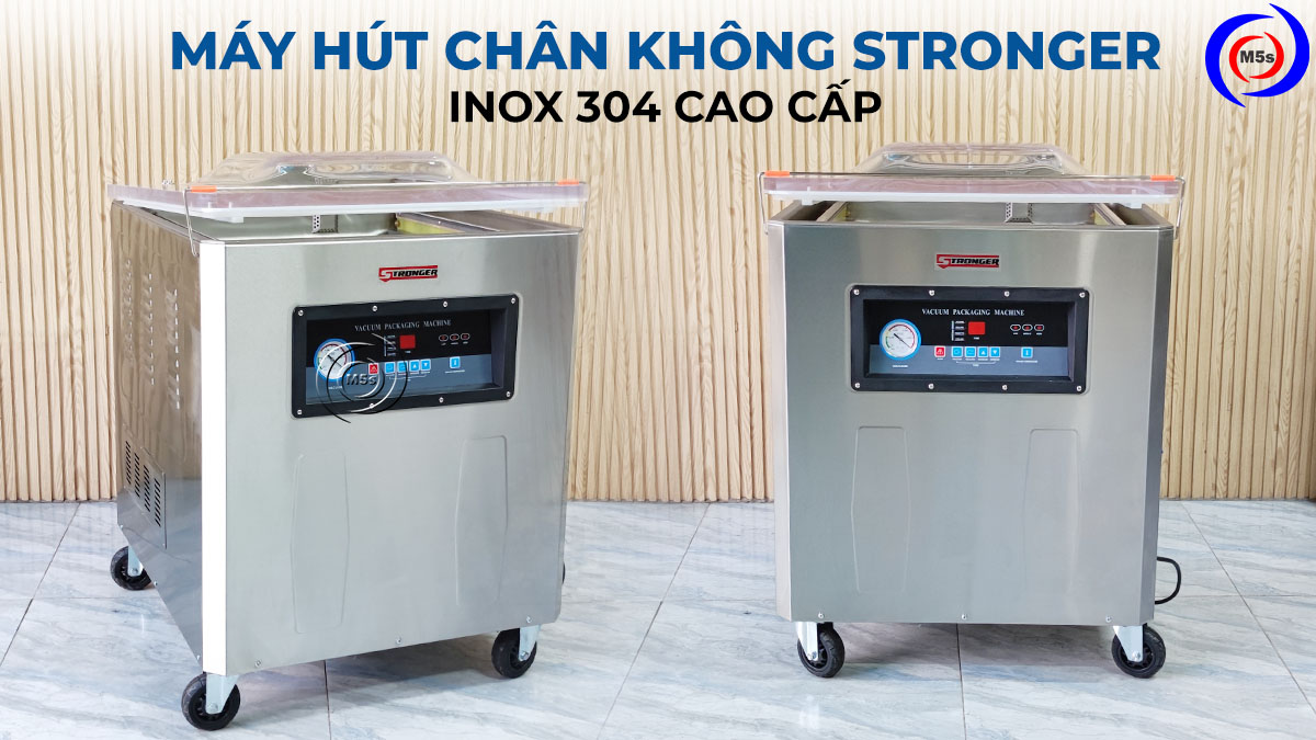 Thông số kỹ thuật của máy hút chân không công nghiệp Máy hút chân không Stronger inox 304 cao cấp