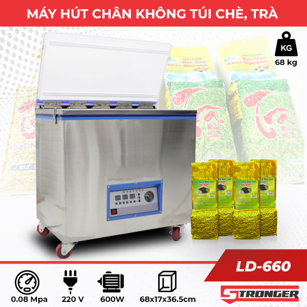 Máy đóng gói hút chân không tu trà LD-660 Máy đóng gói hút chân không tu trà LD-660