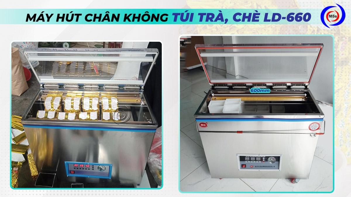 Máy hút chân không úi trà LD-660 Máy hút chân không úi trà LD-660