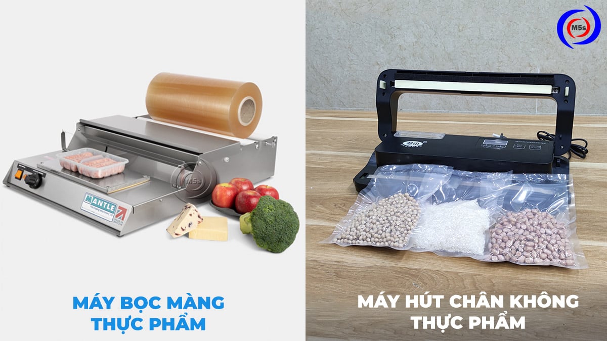 máy bọc màng thực phẩm và máy hút chân không máy bọc màng thực phẩm và máy hút chân không