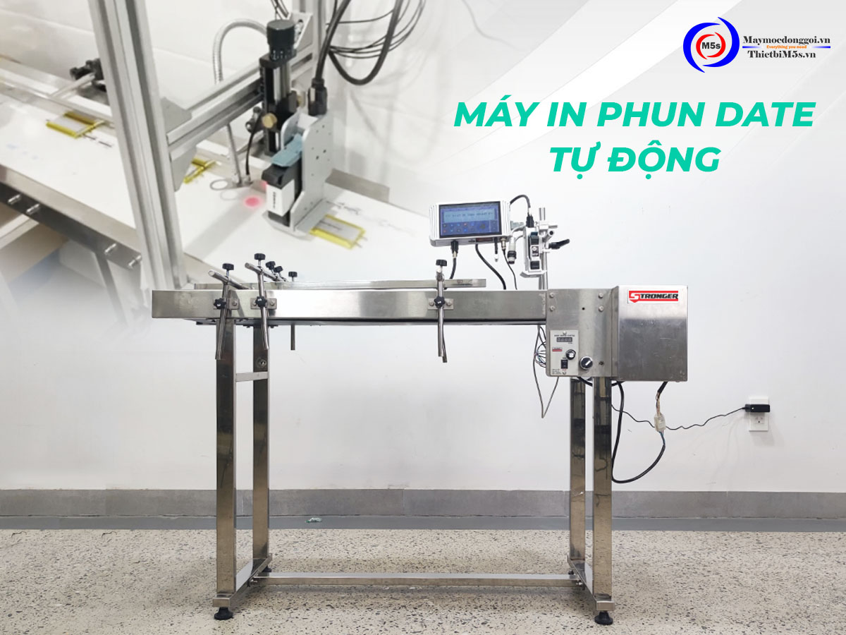 Máy in phun date tự động Máy in phun date tự động