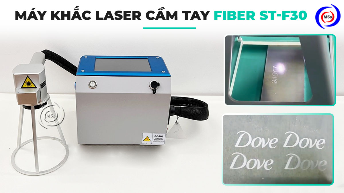 Máy khắc laser cầm tay Fiber ST-F30 Máy khắc laser cầm tay Fiber ST-F30