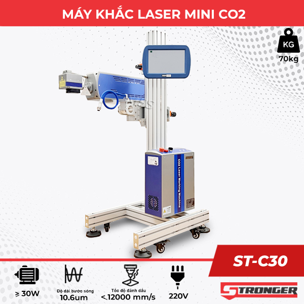 Máy khắc laser mini CO2 ST-C30 Máy khắc laser mini CO2 ST-C30