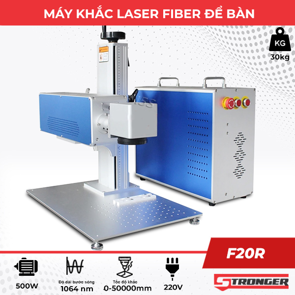 Máy khắc laser fiber để bàn 20W F20R Máy khắc laser fiber để bàn 20W F20R