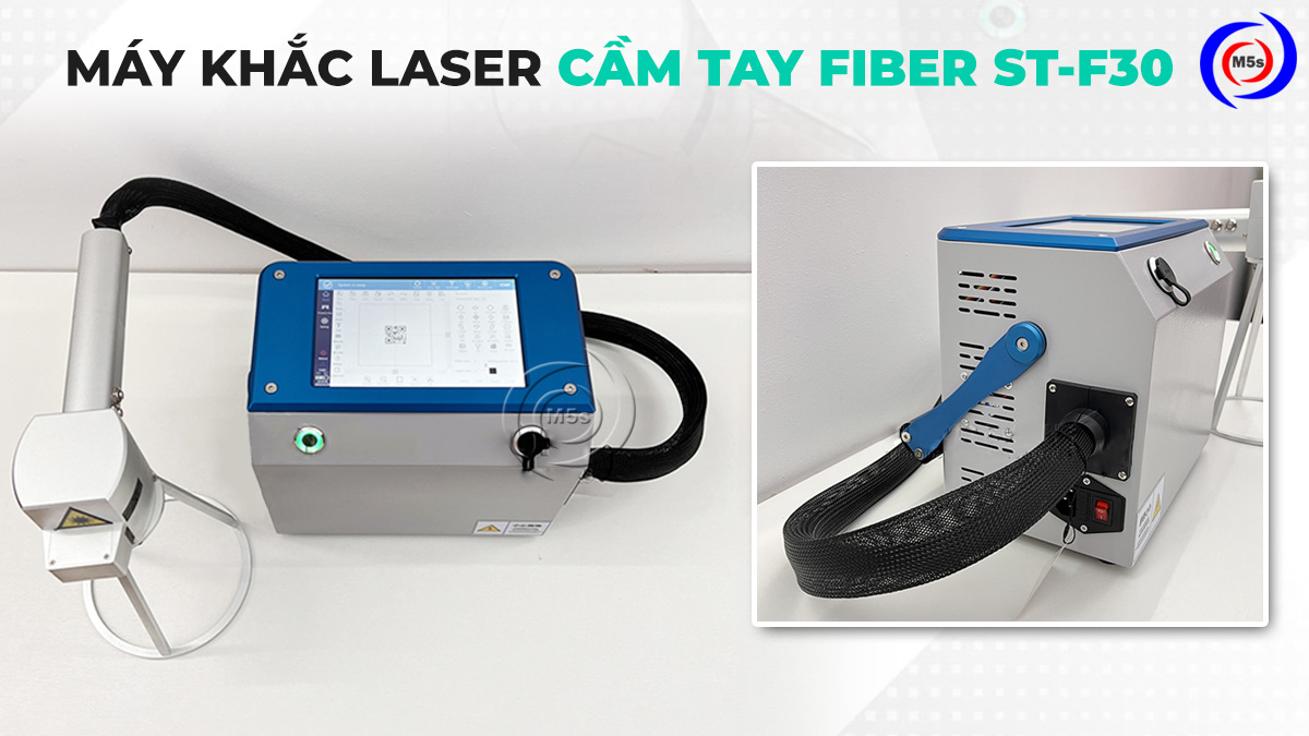 máy khắc laser cầm tay Fiber ST-F30 máy khắc laser cầm tay Fiber ST-F30