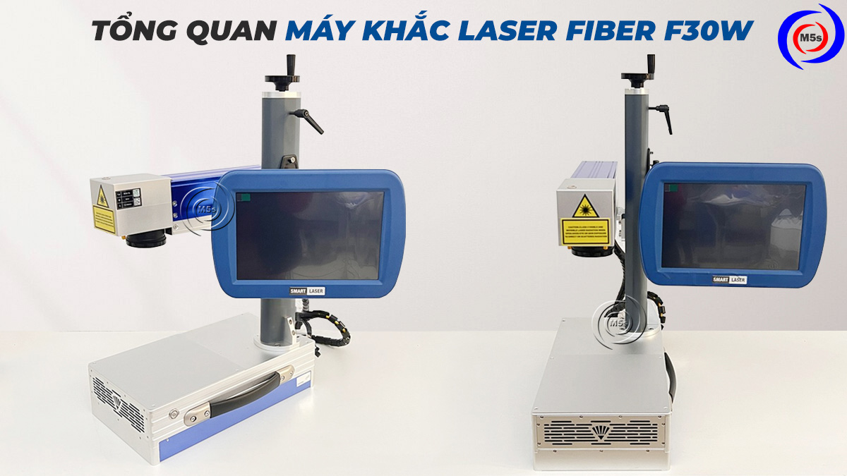 máy khắc laser mini để bàn Fiber 30W F30M máy khắc laser mini để bàn Fiber 30W F30M