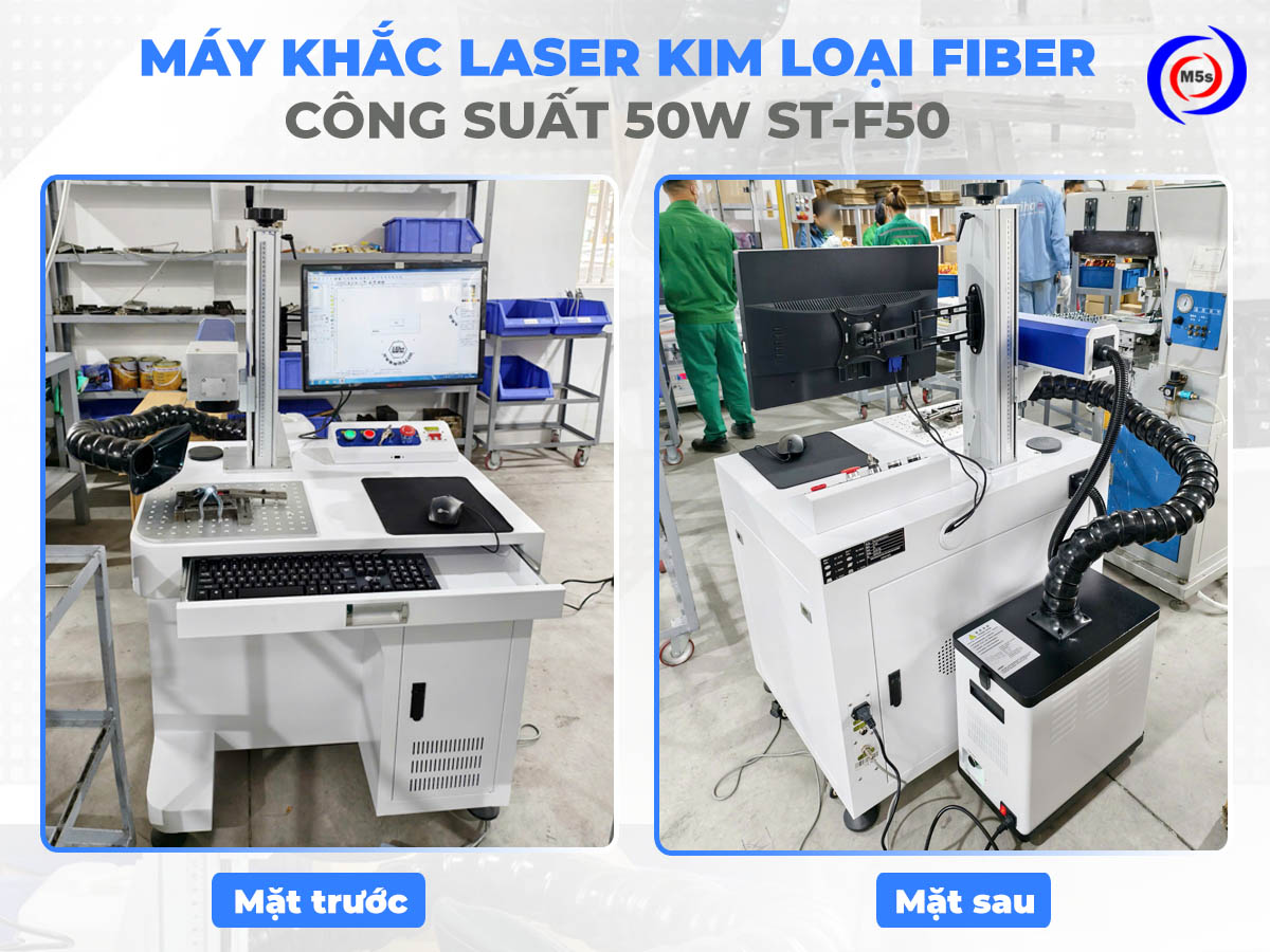 Máy khắc laser Fiber nguồn Raycus 50W Máy khắc laser Fiber nguồn Raycus 50W
