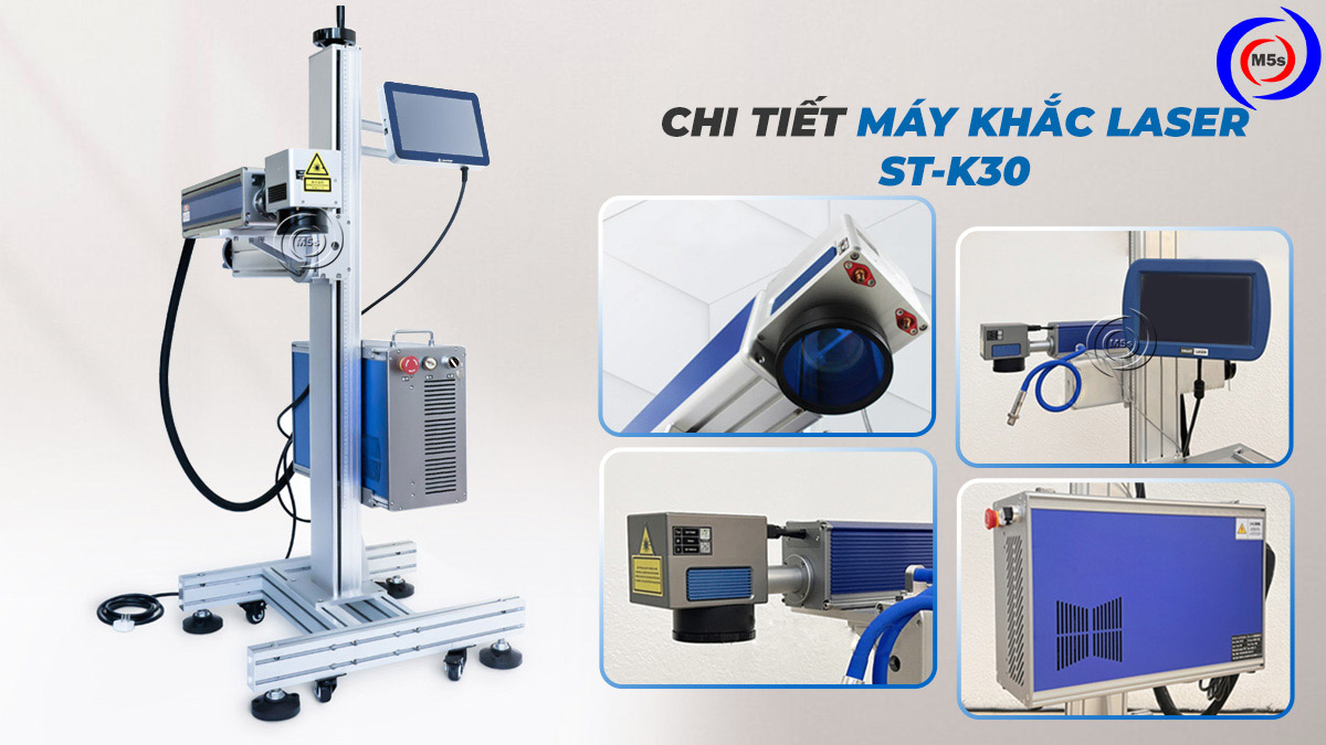 Máy khắc laser Fiber ST-K30 Máy khắc laser Fiber ST-K30