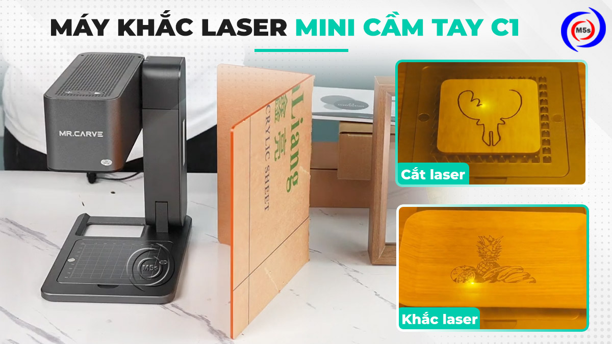 Máy khắc laser mini cầm tay C1 Máy khắc laser mini cầm tay C1