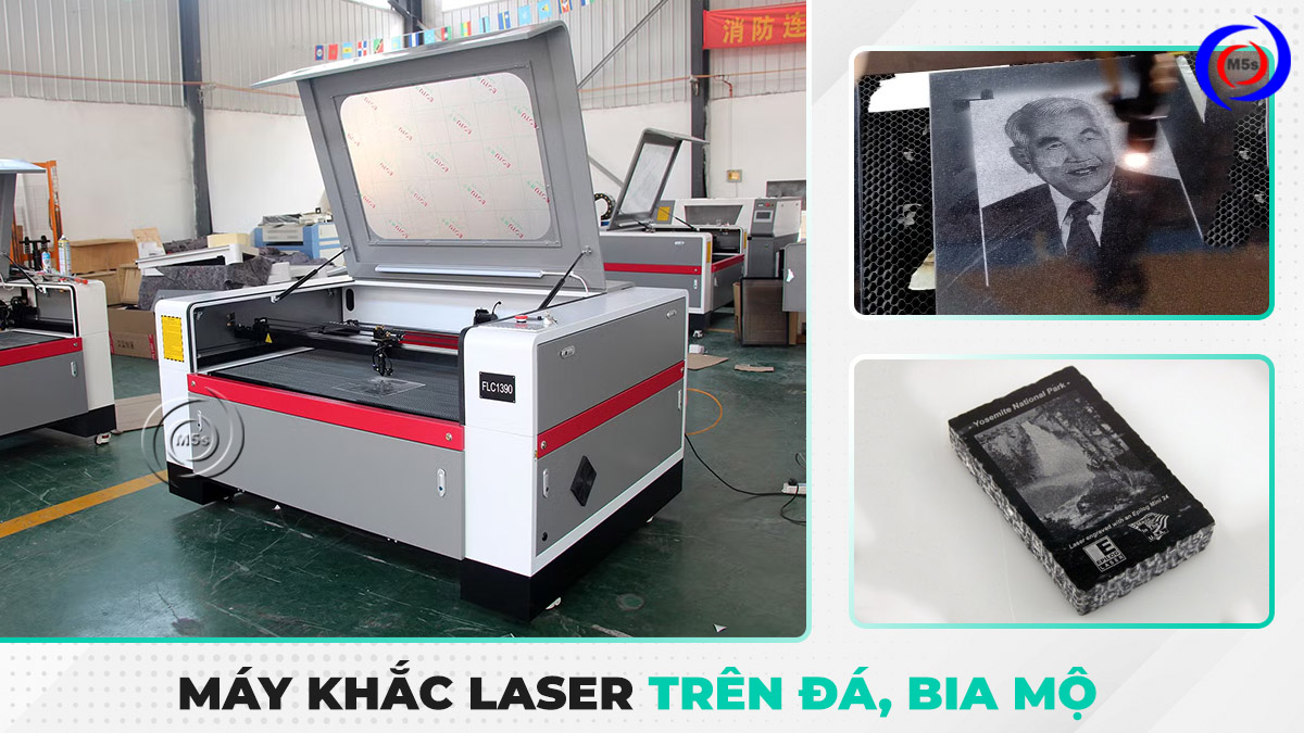 Máy khắc laser trên đá, bia mộ Máy khắc laser trên đá, bia mộ
