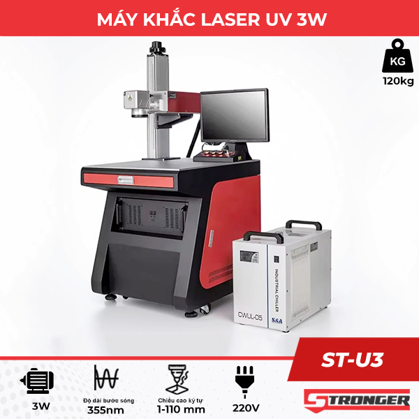máy khắc tia laser UV 3W ST-U3 máy khắc tia laser UV 3W ST-U3