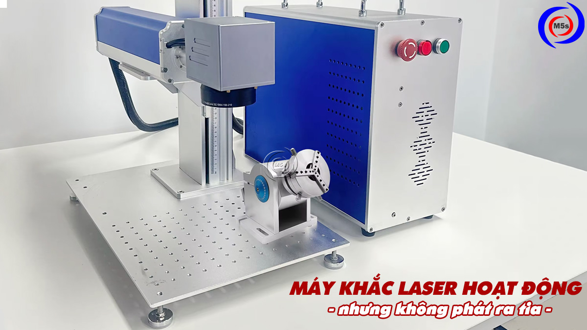 Máy khắc laser hoạt động nhưng không phát ra tia Máy khắc laser hoạt động nhưng không phát ra tia