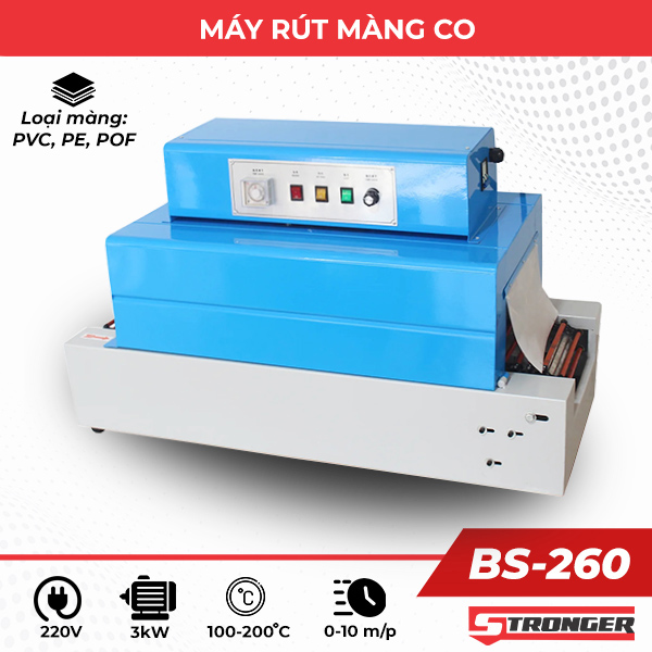 Máy rút màng co BS-260 Máy rút màng co BS-260