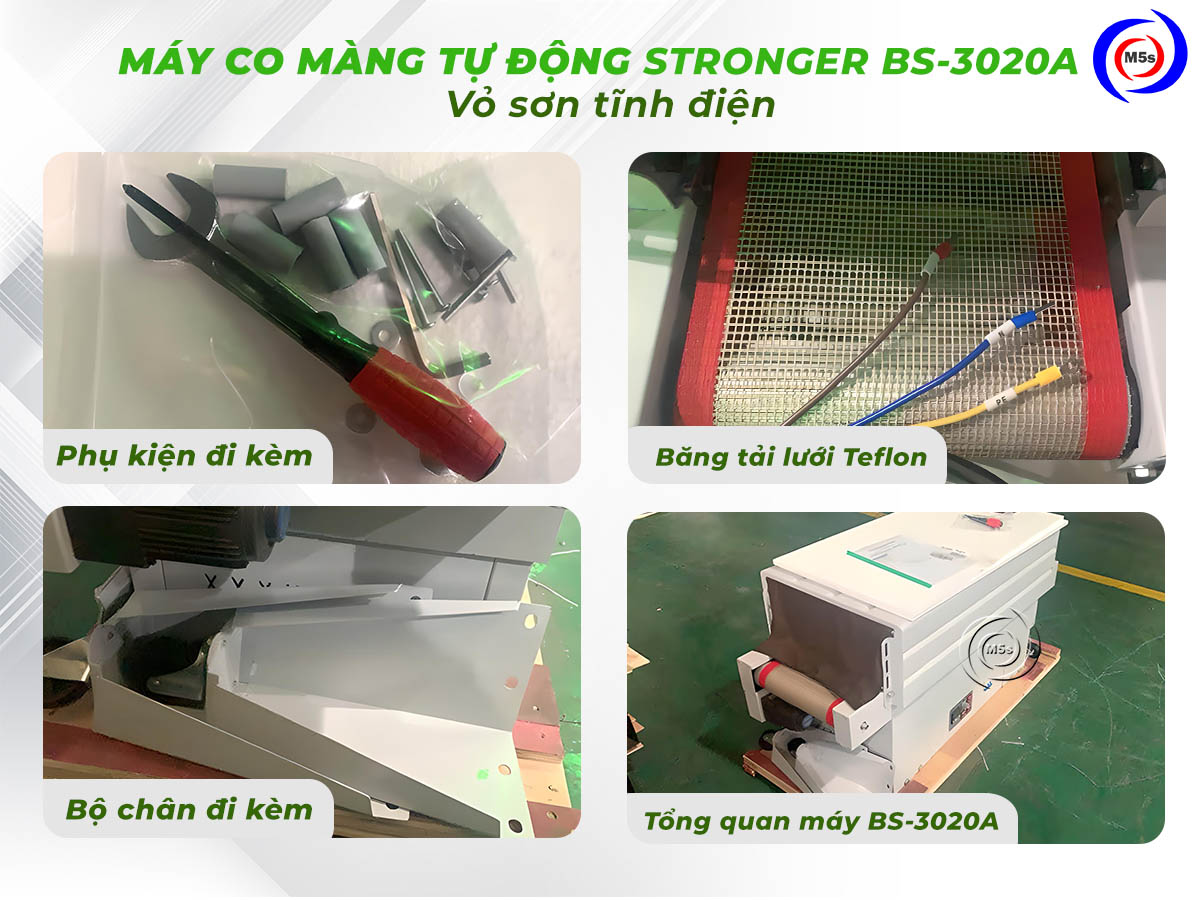Máy co màng tự động STRONGER BS-3020A  Máy co màng tự động STRONGER BS-3020A
