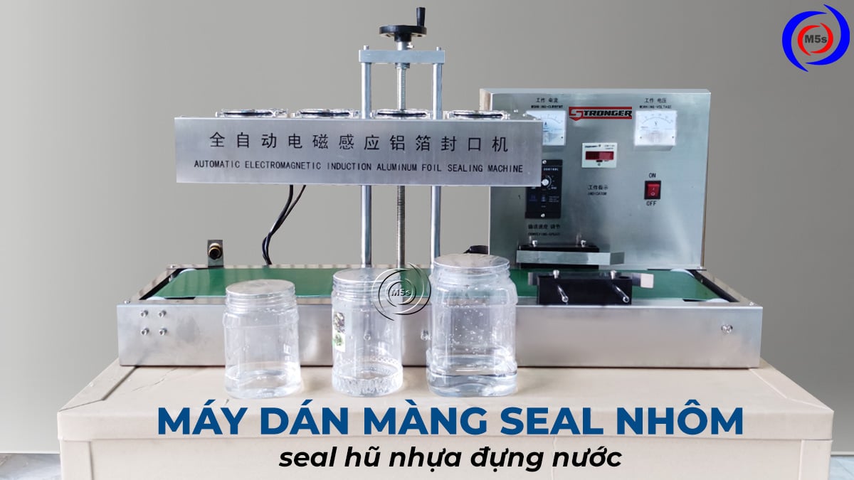 Máy seal màng nhôm seal chai đựng nước Máy seal màng nhôm seal chai đựng nước