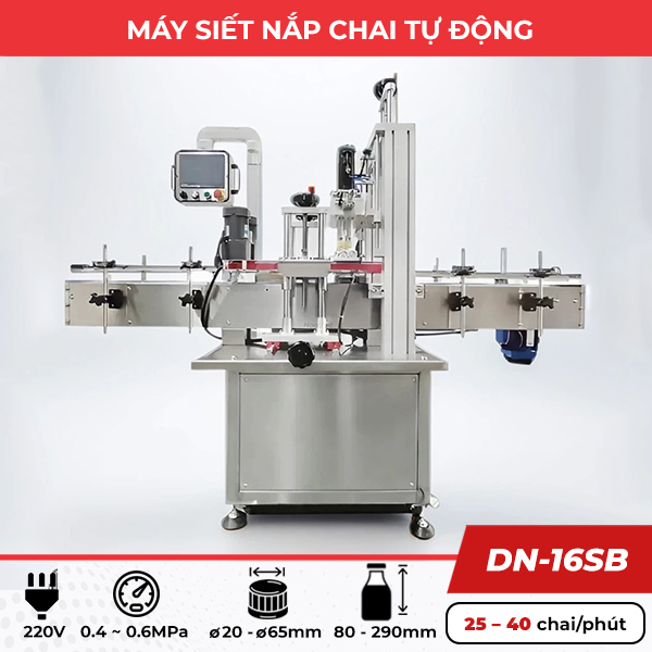 máy siết nắp chai tự động DN-16SB