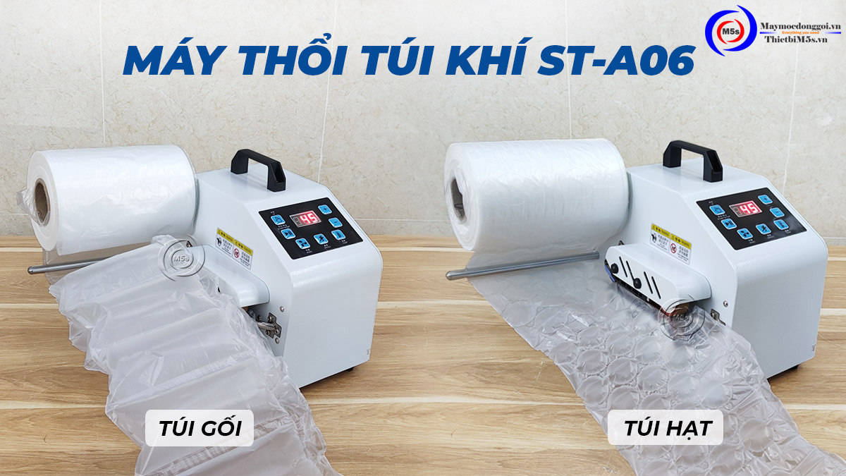 Máy thổi túi khí dạng gối và dạng hạt ST-A06 Máy thổi túi khí dạng gối và dạng hạt ST-A06