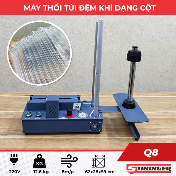 Máy thổi túi đệm khí dạng cột Q8 Máy thổi túi đệm khí dạng cột Q8