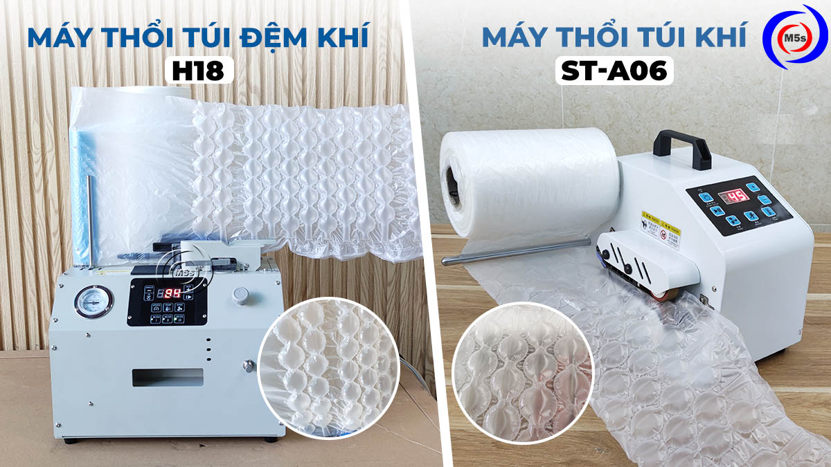 Máy thổi túi đệm khí H18 và ST-A06 Máy thổi túi đệm khí H18 và ST-A06