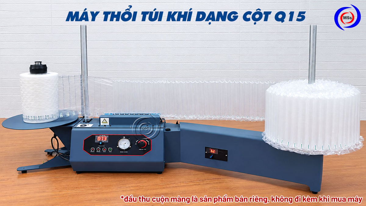 máy thổi cột khí Q15 kết hợp đầu thu cuộn màng máy thổi cột khí Q15 kết hợp đầu thu cuộn màng